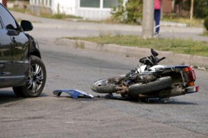 A Willimantic motorcycle accident lawyer investigates a car and motorcycle collision.